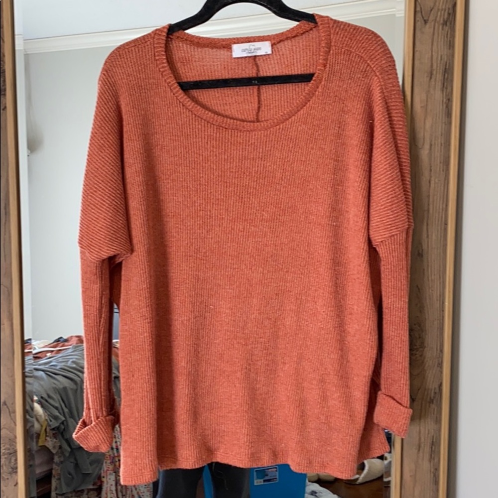 COPY - Women’s rust colored sweater